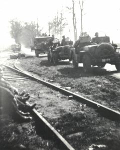  Jeeps SAS belges pendant la reconquête des Pays-Bas (Collection musée Pegasus, Diest)